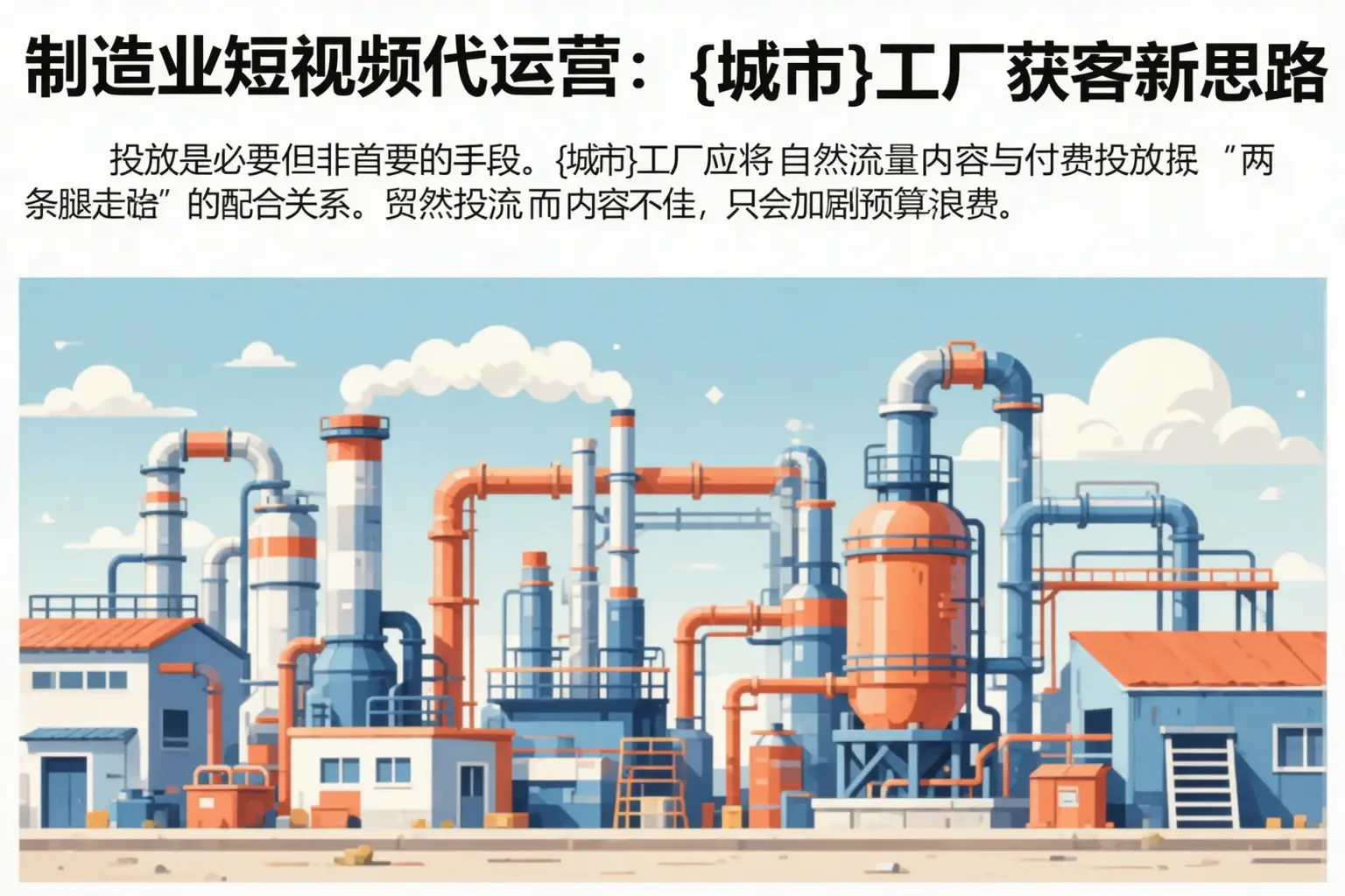 制造业短视频代运营：金溪工厂获客新思路